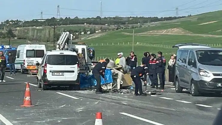 Ankara'da trafik kazası: 1 ölü, 2 yaralı