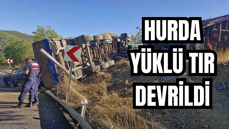 Araç sürücüsü yaralandı