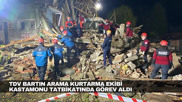 Arama Kurtarma Ekibi Kastamonu Tatbikatında