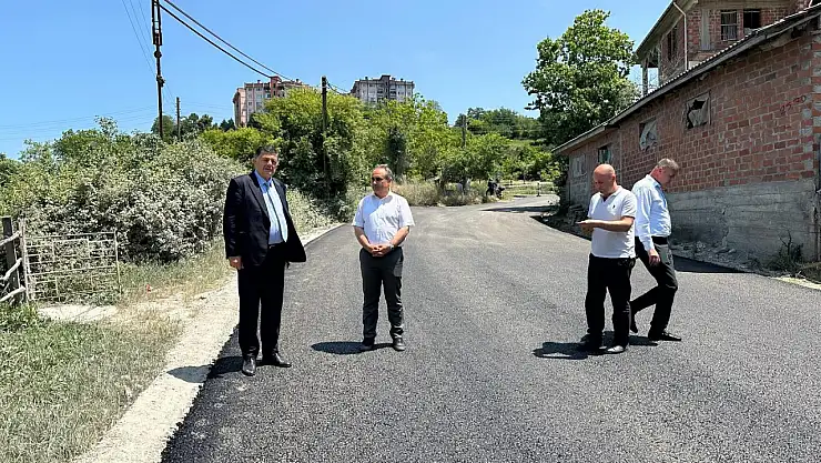Asfalt çalışması tamamlandı