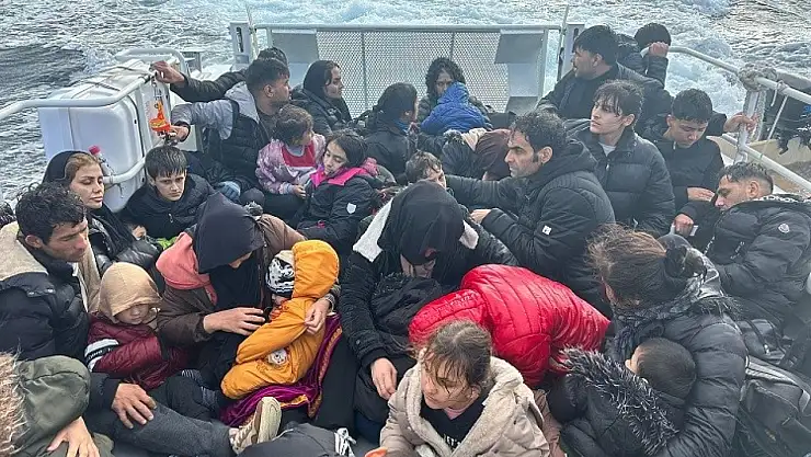 76 kaçak göçmen kurtarıldı