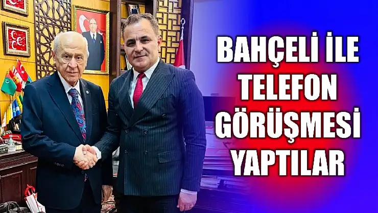 Bahçeli'den Yavuzaslan'a telefon