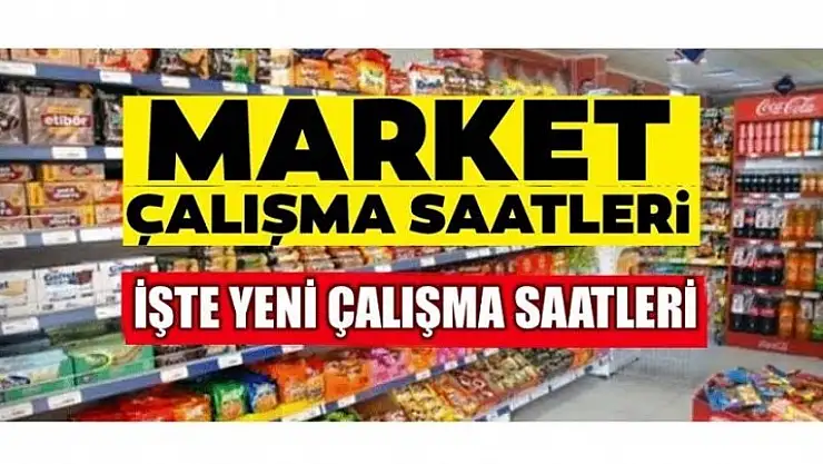 BAKKAL, TEKEL BAYİ VE MARKETLER İÇİN SAAT DÜZENLEMESİ