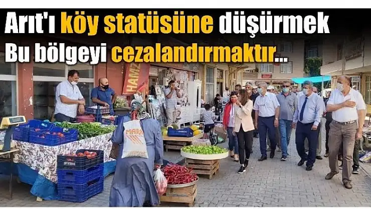 BANKOĞLU ARIT'TA MUHTARLARLA BULUŞTU