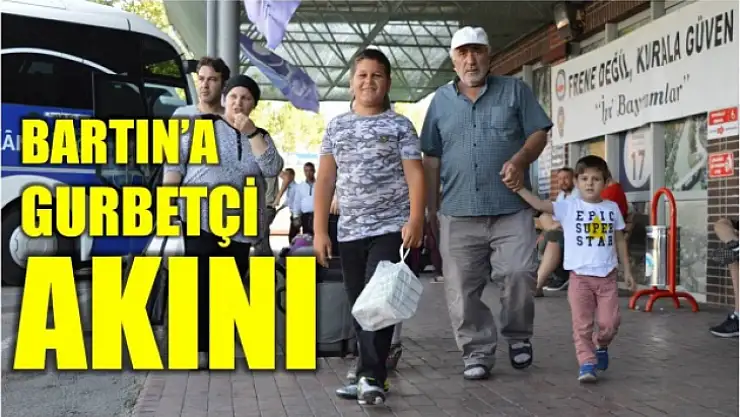 Bartın'a gurbetçi akını