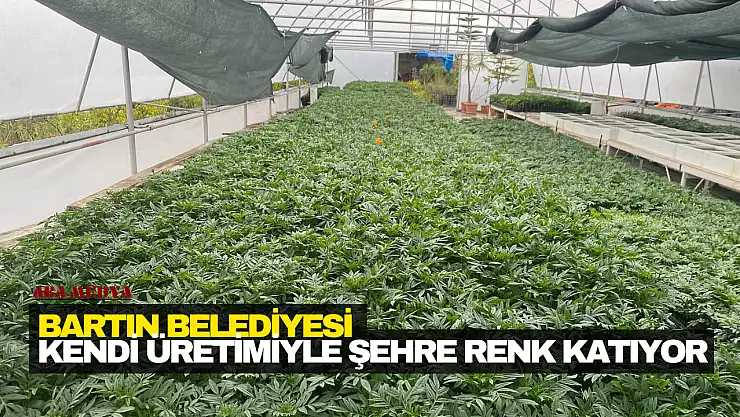 Bartın Belediyesi Kendi Üretimiyle Şehre Renk Katıyor