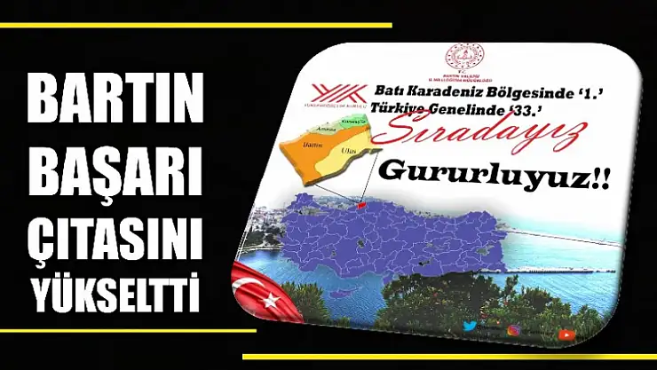 Bartın bölgede ilk sırada