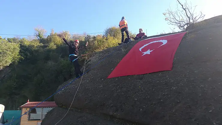 Bartın'da dağcılık temel eğitimi düzenlendi