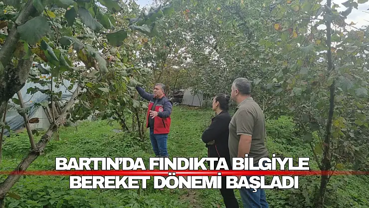 Bartın'da Fındıkta Bilgiyle Bereket Dönemi Başladı
