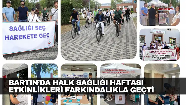 Bartın'da Halk Sağlığı Haftası Etkinlikleri Farkındalıkla Geçti