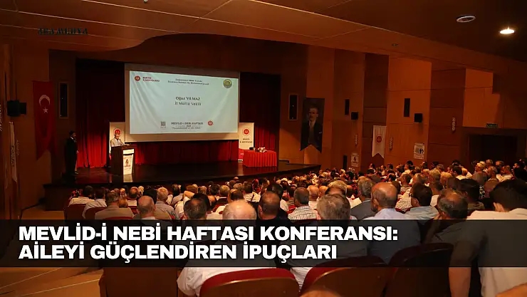 Bartın'da Mevlid-i Nebi Haftası Konferansı
