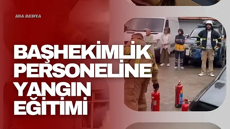 Bartın'da Sağlıkçılara Yangın Tatbikatı