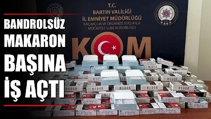 Bartın'da tütüncülere sıkı denetim