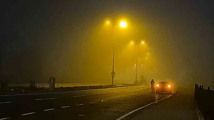 Bartın'da yoğun sis