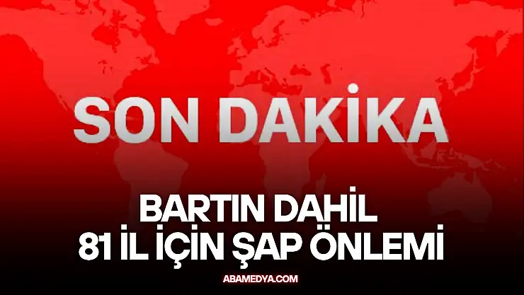 Bartın Dahil 81 İl İçin Şap Önlemi
