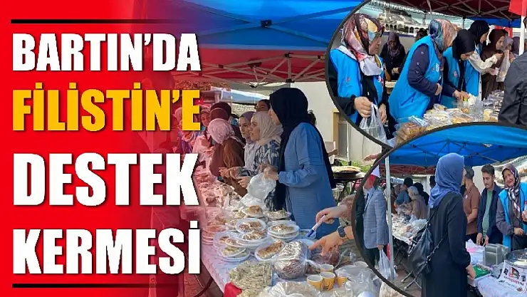 Bartın'dan Filistin'e destek
