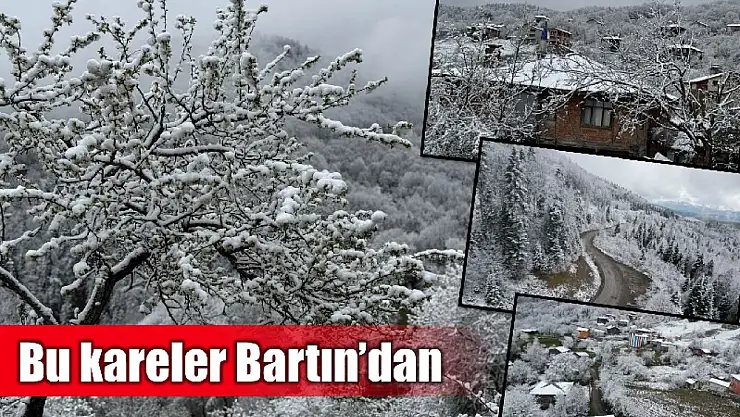 Bartın'dan kar fotoğrafları