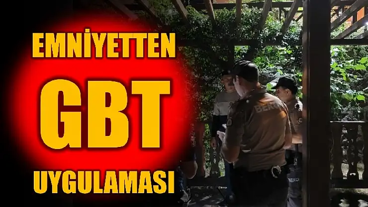 Bartın Emniyeti sahada