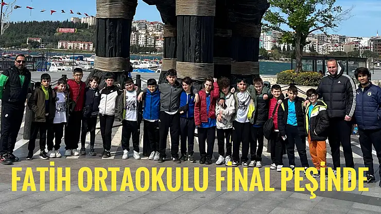 Bartın Fatih Ortaokulu Çanakkale'de final peşinde