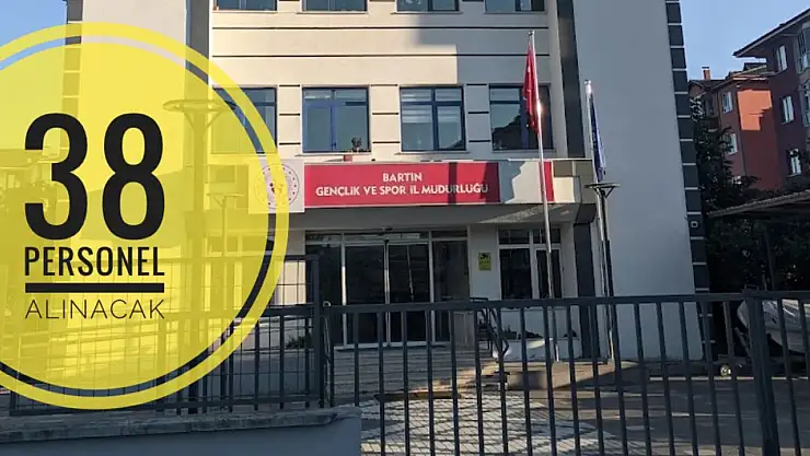 Bartın Gençlik ve Spor İl Müdürlüğü 38 Personel alacak