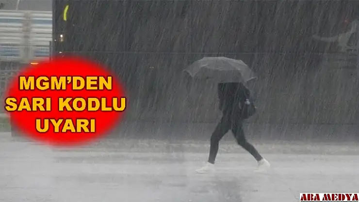 Bartın için sarı kodlu uyarı