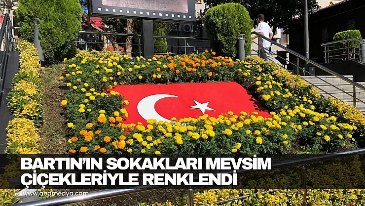 Bartın'ın Sokakları Mevsim Çiçekleriyle Renklendi