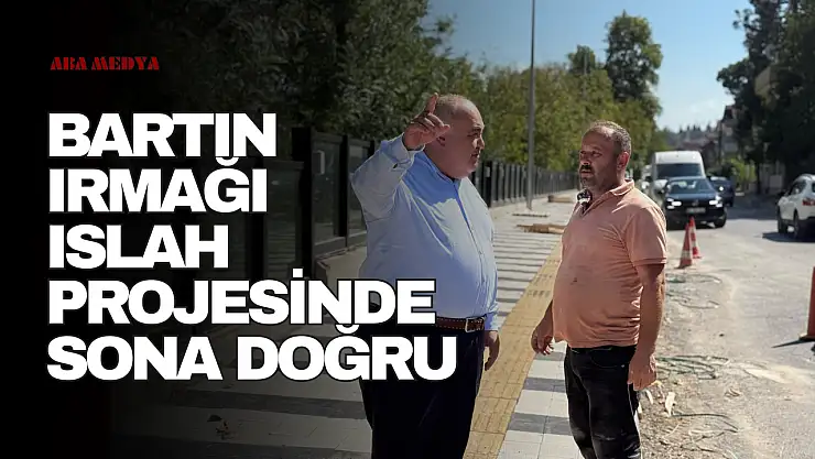 Bartın Irmağı Islah Projesinde Sona Doğru