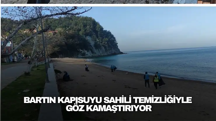 Bartın Kapısuyu Sahili Temizliğiyle Göz Kamaştırıyor