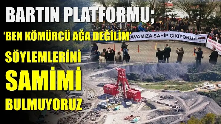 Bartın Platformundan açıklama