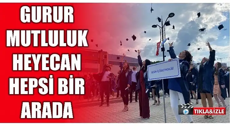 BARTIN ÜNİVERSİTESİNDE MEZUNİYET HEYECANI