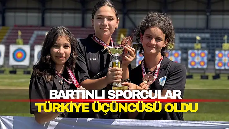 Bartınlı Sporcular Türkiye Üçüncüsü Oldu