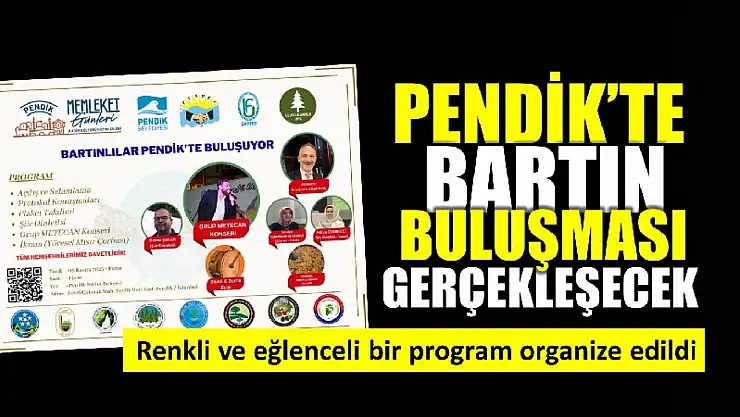 Bartınlılar Pendik'te buluşacak
