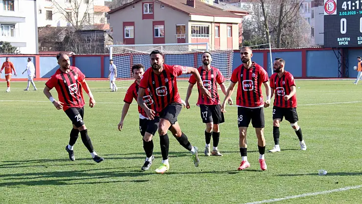 Bartınspor 100 dakikalık maçtan 3 puan çıkardı