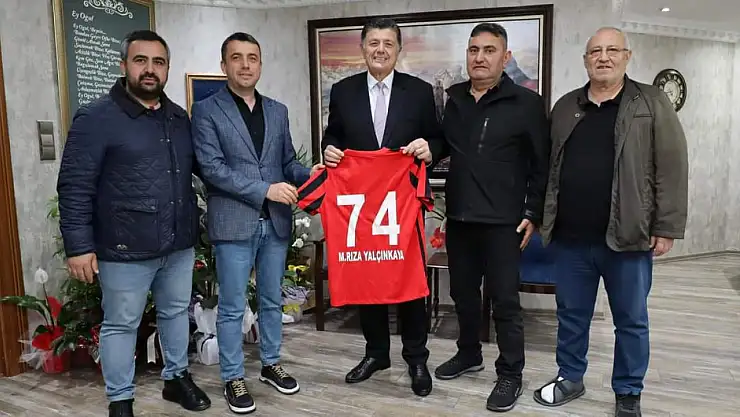 Bartınspor'dan Başkan Yalçınkaya'ya ziyaret