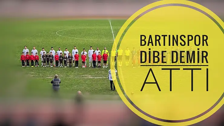 Bartınspor dibe demir attı