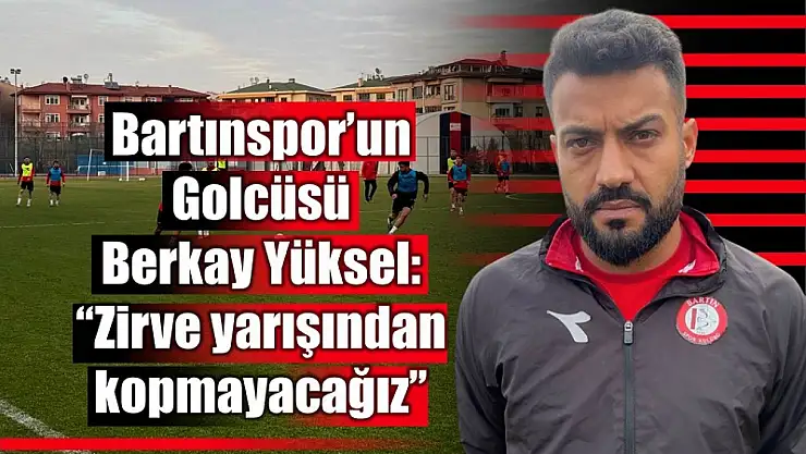 Bartınspor'un golcüsünden taraftara teşekkür ve mesaj