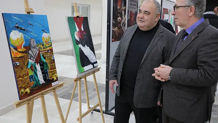 BARÜ'de Gazze Soykırımı sergisi