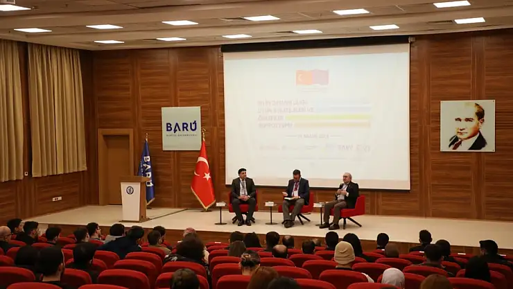 BARÜ'nün iklim değişikliği sempozyumu büyük ilgi gördü