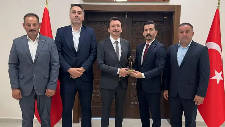 Başkan Açıkgöz'den Kaymakam Çetin'e Ziyaret