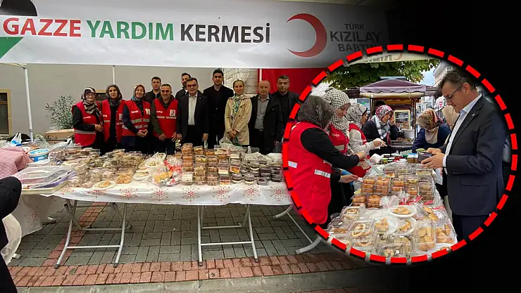 Başkan Arslan'dan Gazze kermesine ziyaret