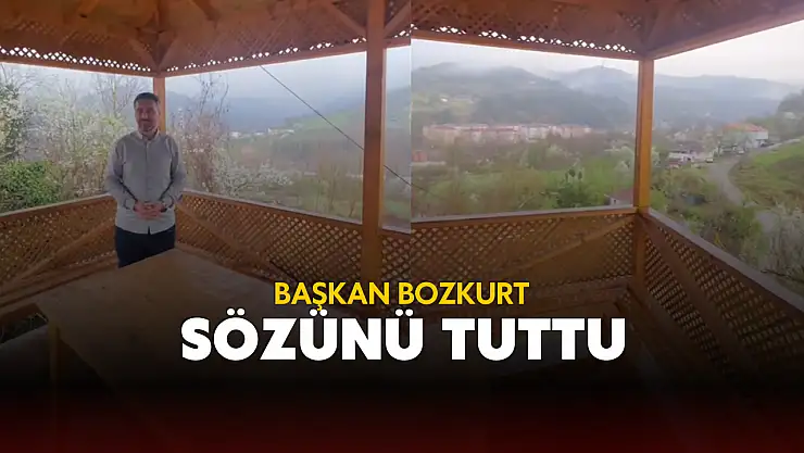 Başkan Bozkurt sözünü tuttu!