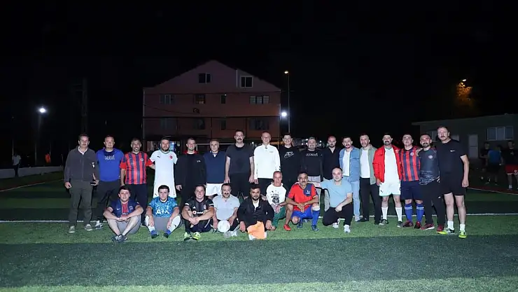 Başkanlar sahaya indi