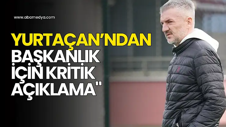 Başkanlık İçin Kritik Açıklama