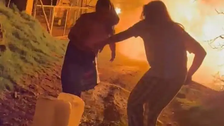 Bayram günü evsiz kaldılar