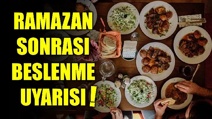 Bayram sofraları için kritik uyarı