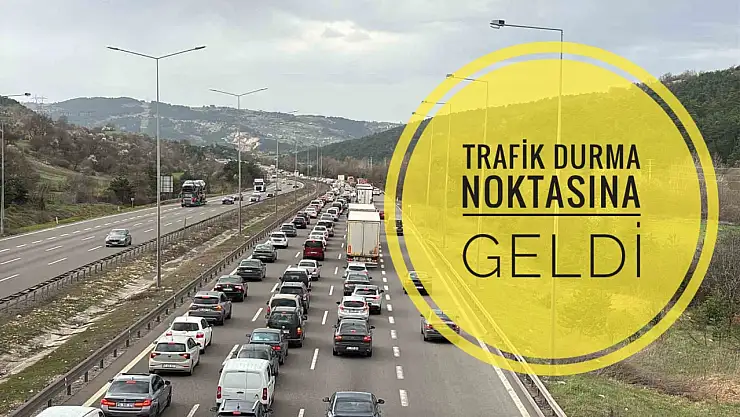 Tatilciler dönüş yolunda