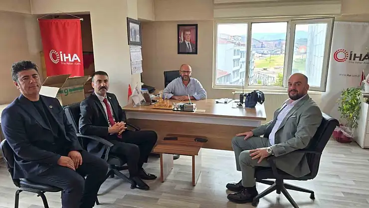 BBP Karabük İl Başkanı Murat Kesgin'den İHA'ya ziyaret
