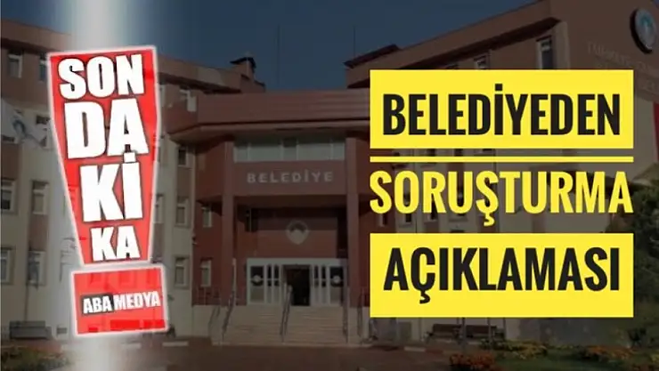 Belediye deposundanki sıfır malzemeler satılmak istenmiş
