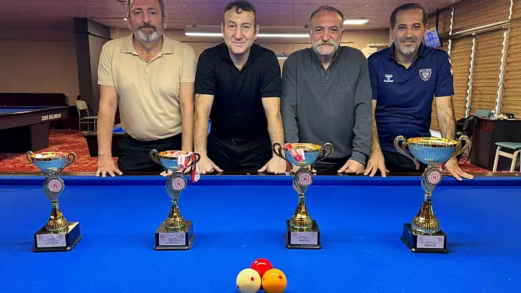 Bilardoda Baha Alptekin şampiyon oldu