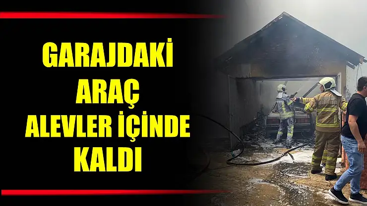Bir anda alevler sardı